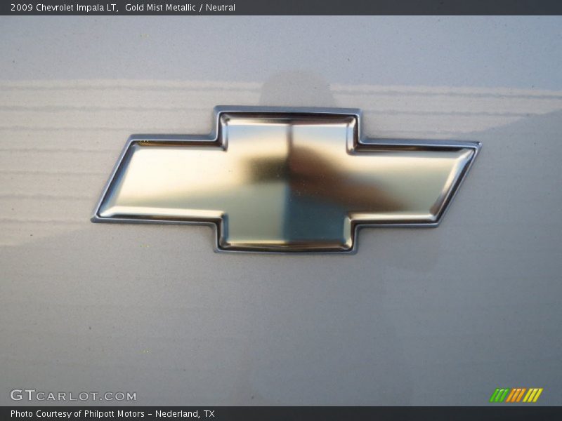 Gold Mist Metallic / Neutral 2009 Chevrolet Impala LT