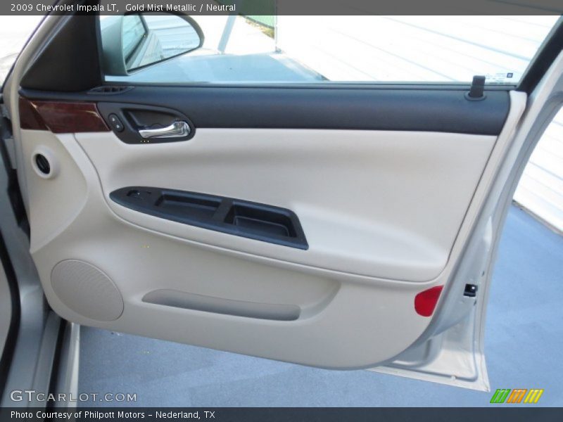 Gold Mist Metallic / Neutral 2009 Chevrolet Impala LT