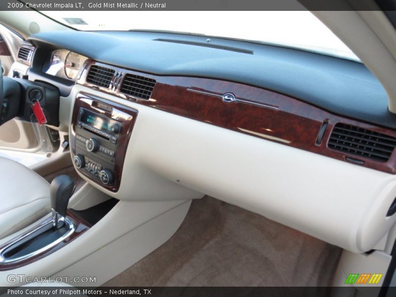 Gold Mist Metallic / Neutral 2009 Chevrolet Impala LT
