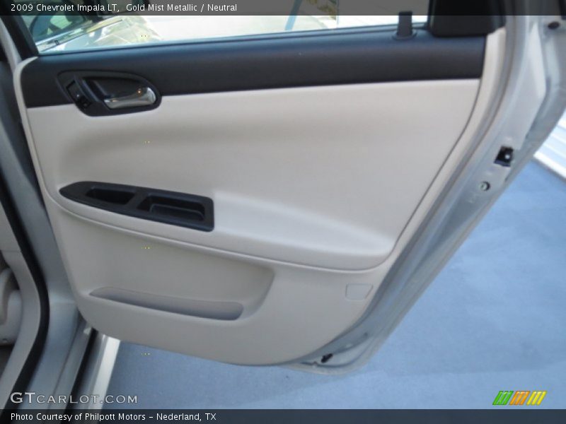 Gold Mist Metallic / Neutral 2009 Chevrolet Impala LT