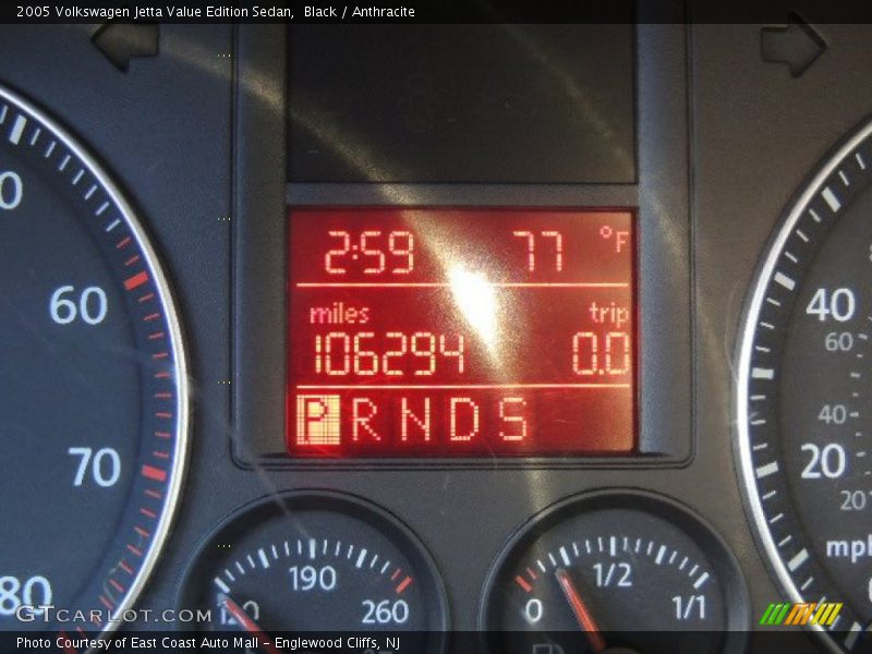 Black / Anthracite 2005 Volkswagen Jetta Value Edition Sedan