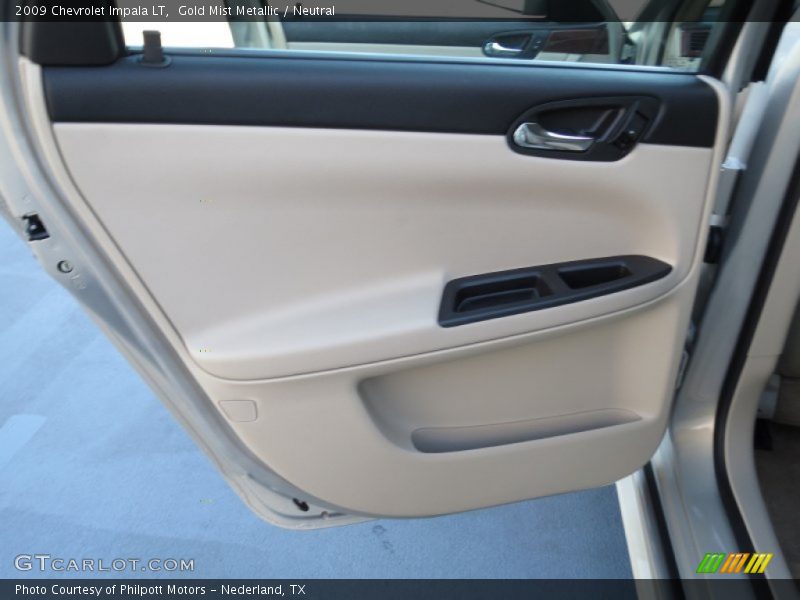 Gold Mist Metallic / Neutral 2009 Chevrolet Impala LT