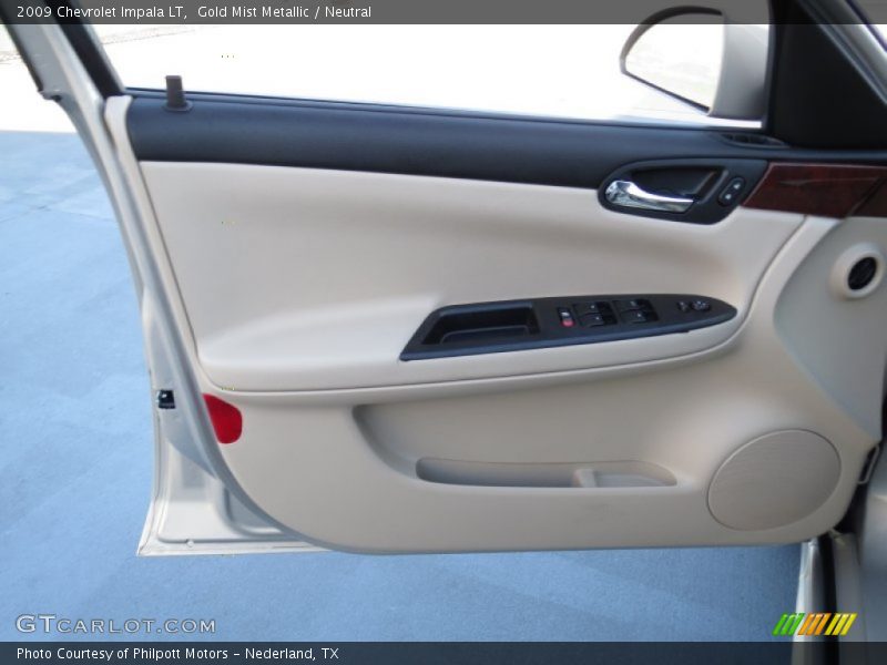 Gold Mist Metallic / Neutral 2009 Chevrolet Impala LT