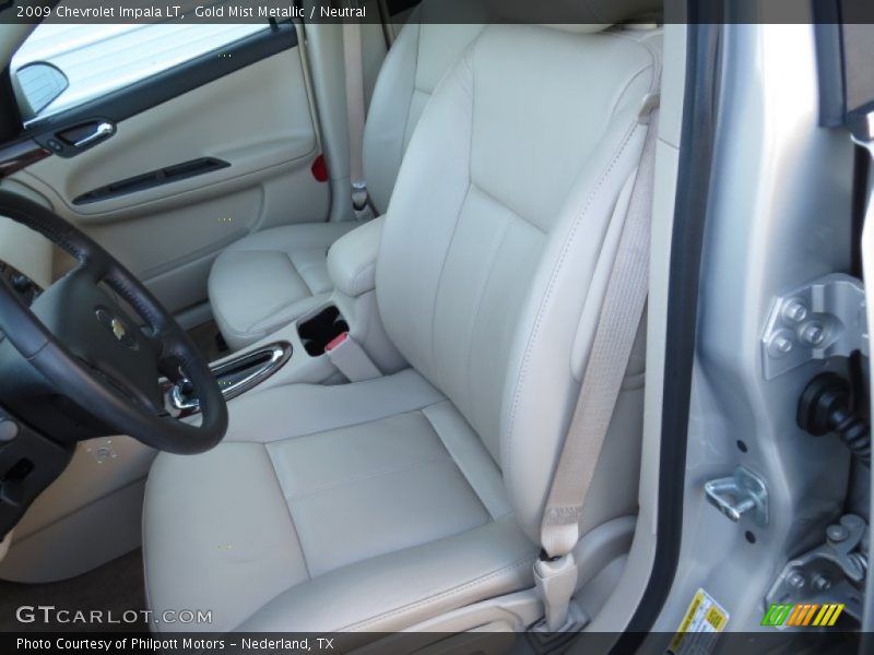 Gold Mist Metallic / Neutral 2009 Chevrolet Impala LT