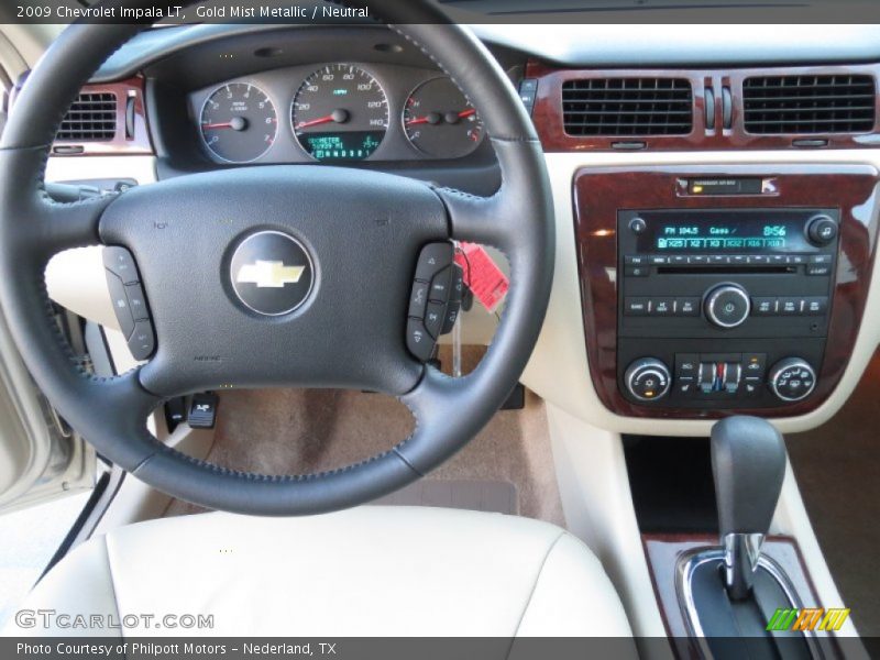 Gold Mist Metallic / Neutral 2009 Chevrolet Impala LT