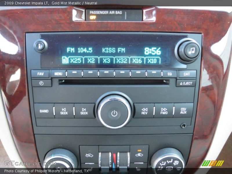 Gold Mist Metallic / Neutral 2009 Chevrolet Impala LT