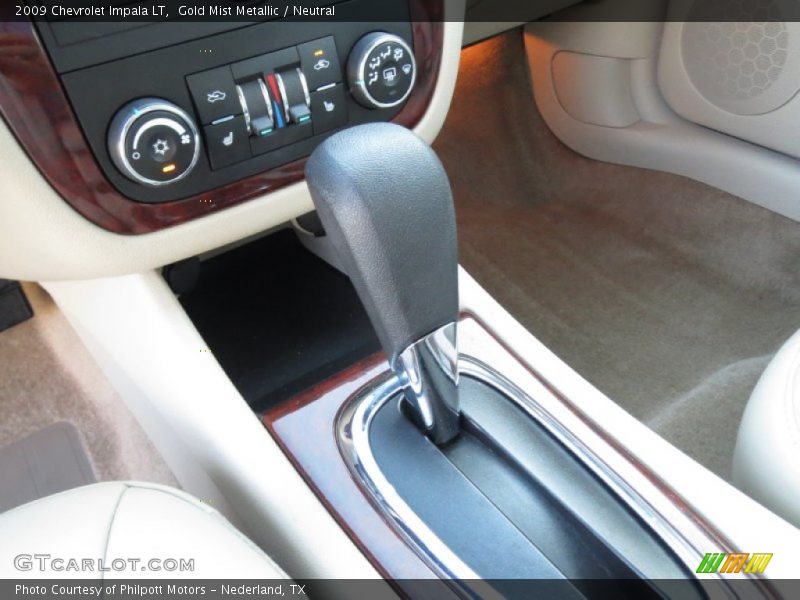 Gold Mist Metallic / Neutral 2009 Chevrolet Impala LT