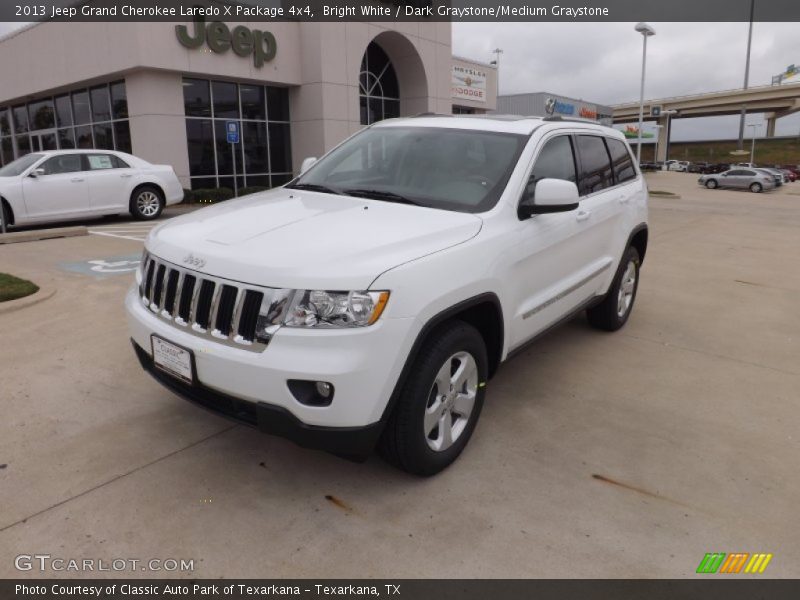 Bright White / Dark Graystone/Medium Graystone 2013 Jeep Grand Cherokee Laredo X Package 4x4