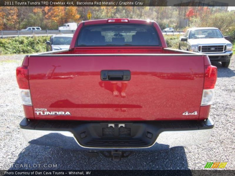 Barcelona Red Metallic / Graphite Gray 2011 Toyota Tundra TRD CrewMax 4x4