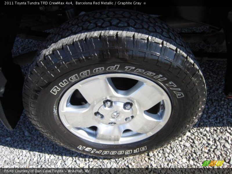 Barcelona Red Metallic / Graphite Gray 2011 Toyota Tundra TRD CrewMax 4x4