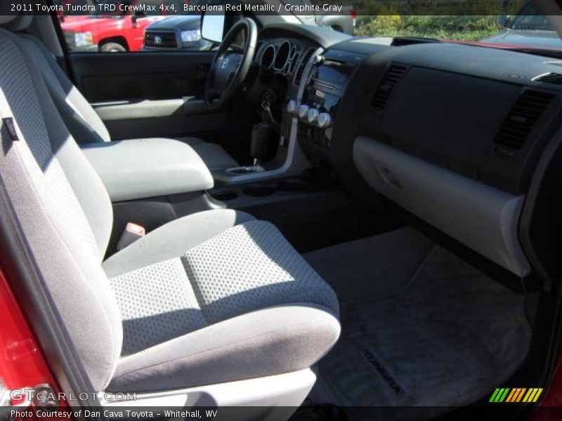Barcelona Red Metallic / Graphite Gray 2011 Toyota Tundra TRD CrewMax 4x4
