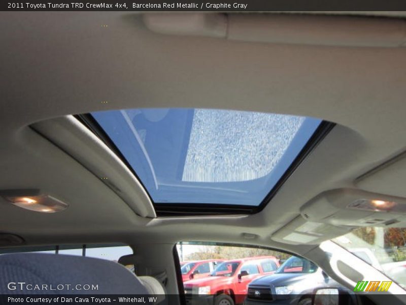 Barcelona Red Metallic / Graphite Gray 2011 Toyota Tundra TRD CrewMax 4x4