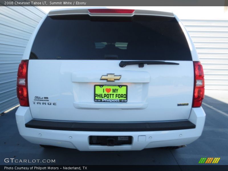 Summit White / Ebony 2008 Chevrolet Tahoe LT