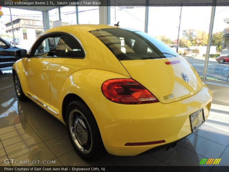 Saturn Yellow / Titan Black 2012 Volkswagen Beetle 2.5L