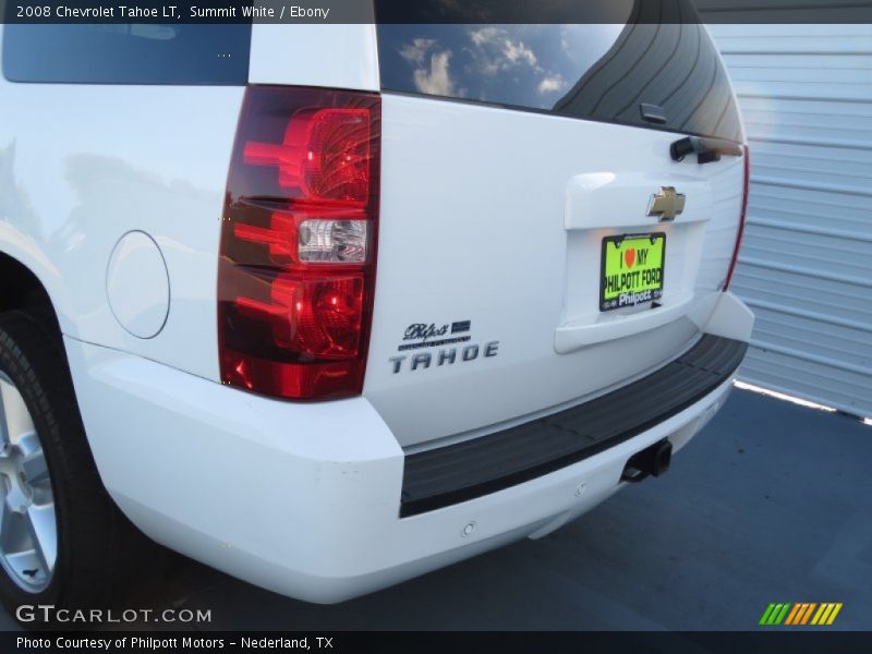 Summit White / Ebony 2008 Chevrolet Tahoe LT