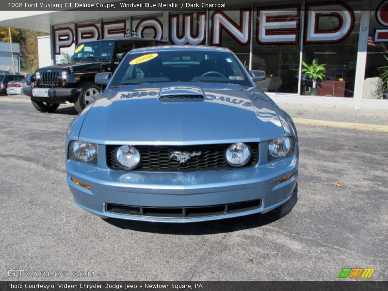 Windveil Blue Metallic / Dark Charcoal 2008 Ford Mustang GT Deluxe Coupe