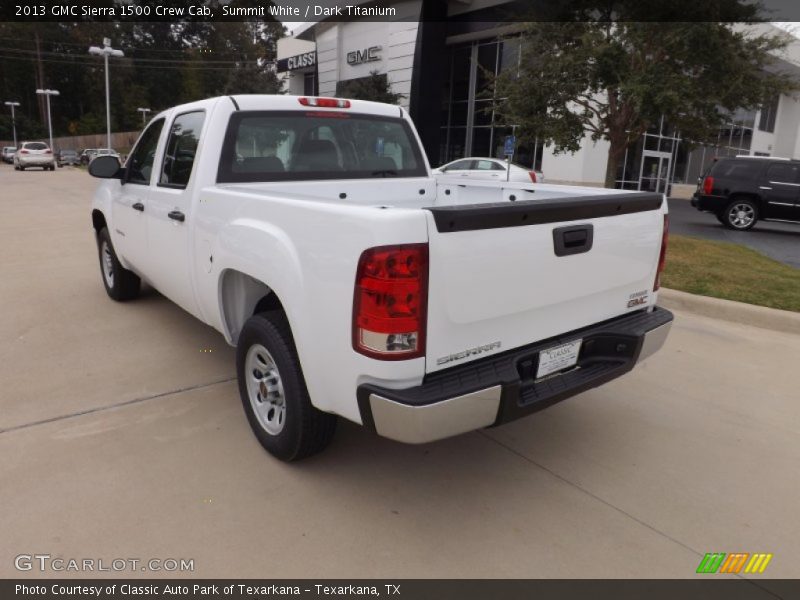 Summit White / Dark Titanium 2013 GMC Sierra 1500 Crew Cab