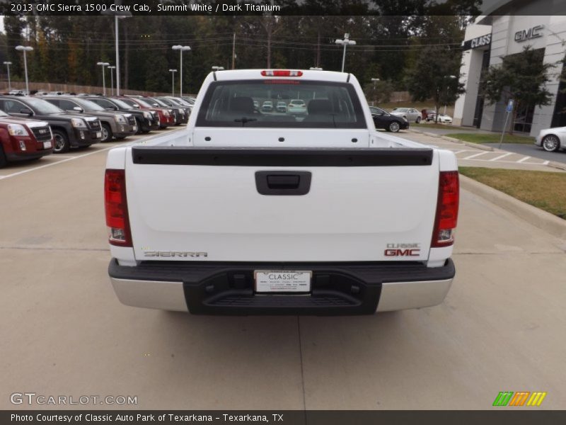 Summit White / Dark Titanium 2013 GMC Sierra 1500 Crew Cab