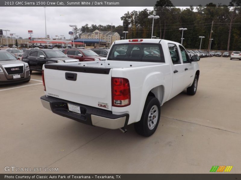 Summit White / Dark Titanium 2013 GMC Sierra 1500 Crew Cab