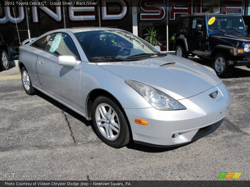 Liquid Silver / Black/Silver 2001 Toyota Celica GT