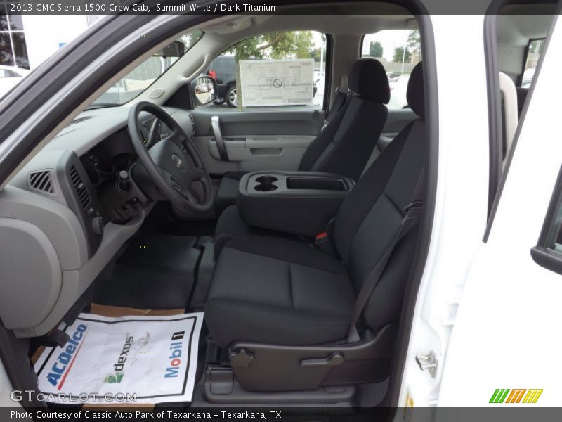 Summit White / Dark Titanium 2013 GMC Sierra 1500 Crew Cab