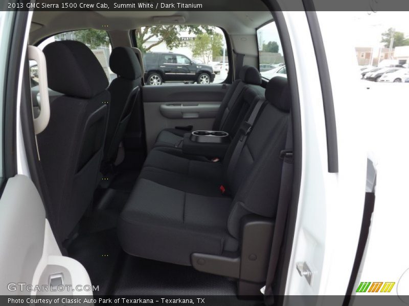 Summit White / Dark Titanium 2013 GMC Sierra 1500 Crew Cab