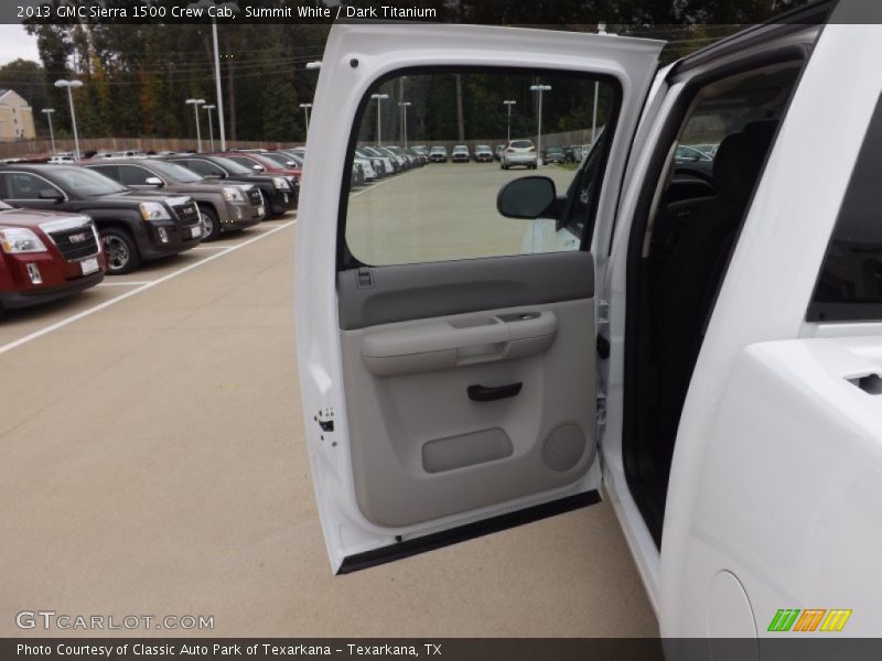 Summit White / Dark Titanium 2013 GMC Sierra 1500 Crew Cab