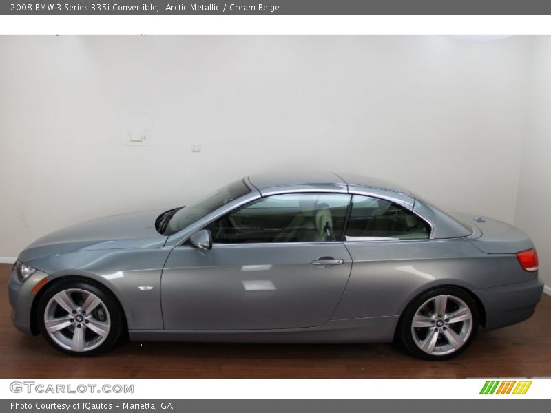 Arctic Metallic / Cream Beige 2008 BMW 3 Series 335i Convertible
