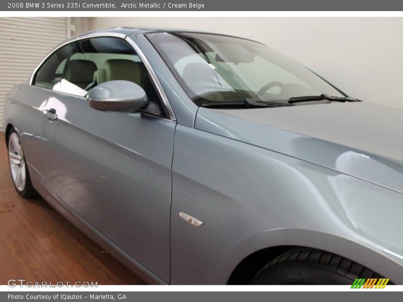 Arctic Metallic / Cream Beige 2008 BMW 3 Series 335i Convertible