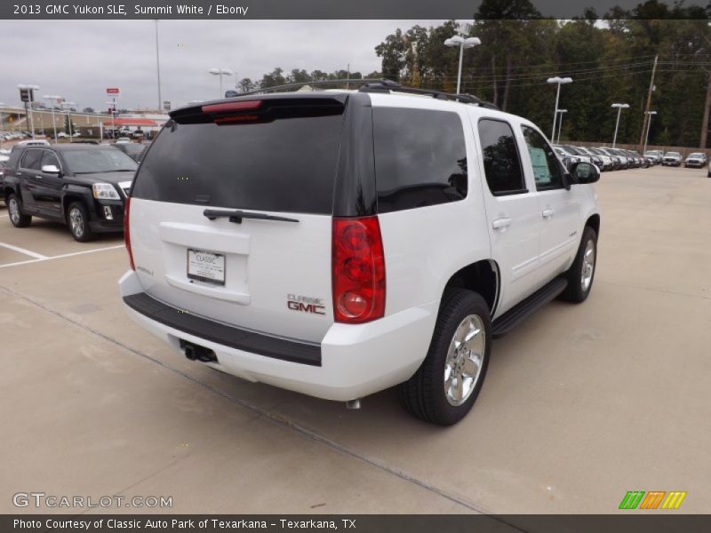 Summit White / Ebony 2013 GMC Yukon SLE