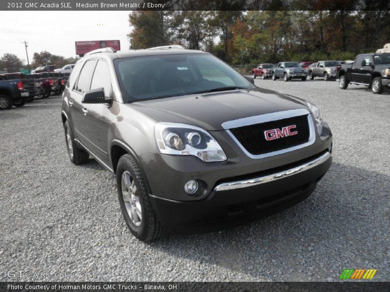 Medium Brown Metallic / Ebony 2012 GMC Acadia SLE