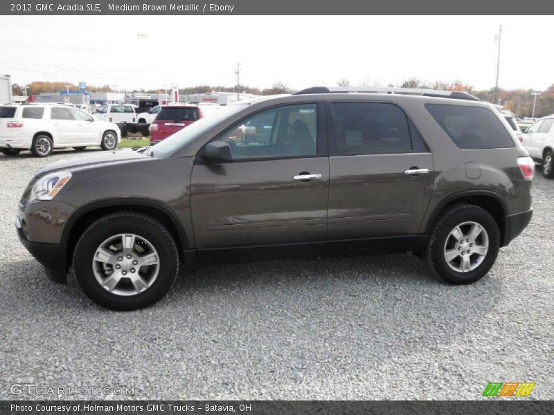 Medium Brown Metallic / Ebony 2012 GMC Acadia SLE