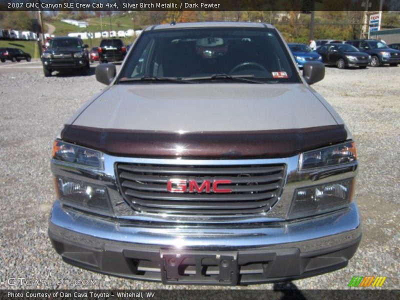 Silver Birch Metallic / Dark Pewter 2007 GMC Canyon SLE Crew Cab 4x4