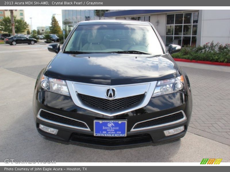 Crystal Black Pearl / Graystone 2013 Acura MDX SH-AWD