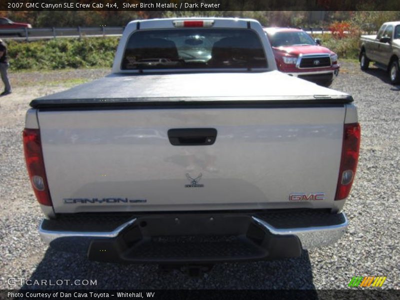 Silver Birch Metallic / Dark Pewter 2007 GMC Canyon SLE Crew Cab 4x4