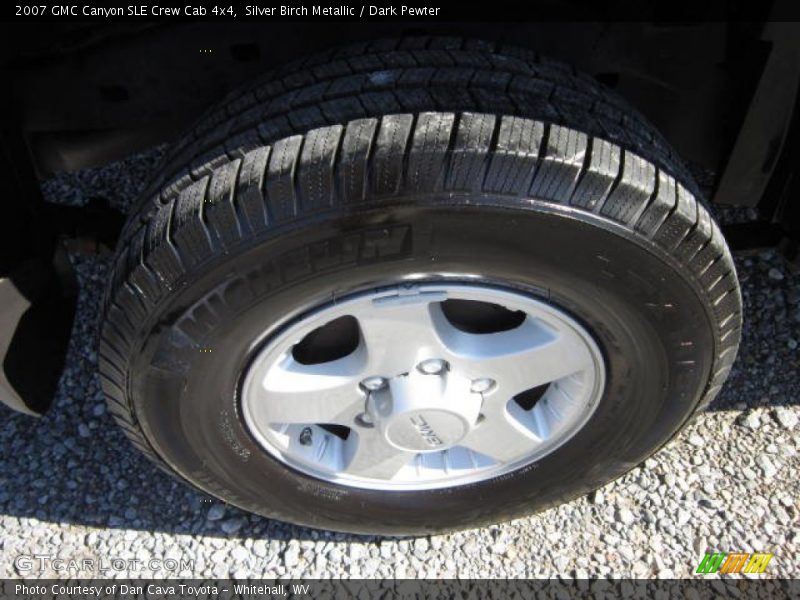 Silver Birch Metallic / Dark Pewter 2007 GMC Canyon SLE Crew Cab 4x4
