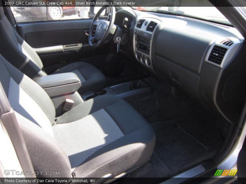 Silver Birch Metallic / Dark Pewter 2007 GMC Canyon SLE Crew Cab 4x4
