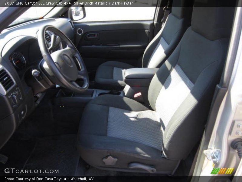 Silver Birch Metallic / Dark Pewter 2007 GMC Canyon SLE Crew Cab 4x4