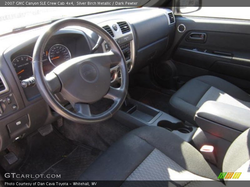 Silver Birch Metallic / Dark Pewter 2007 GMC Canyon SLE Crew Cab 4x4