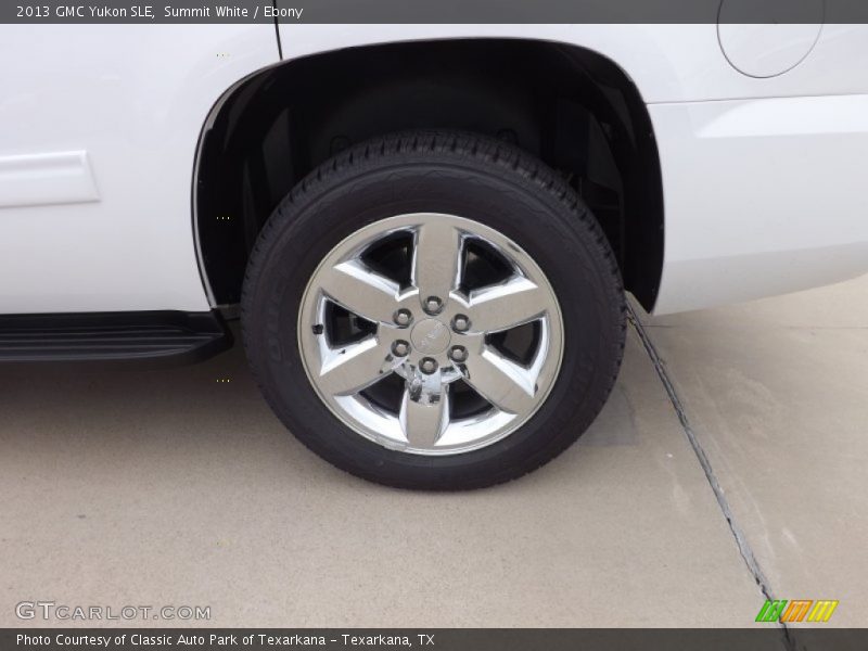 Summit White / Ebony 2013 GMC Yukon SLE
