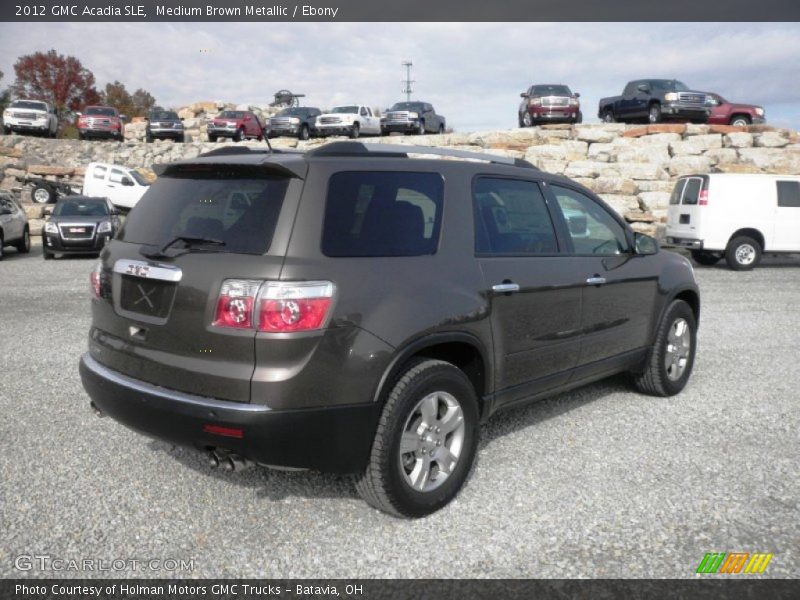 Medium Brown Metallic / Ebony 2012 GMC Acadia SLE