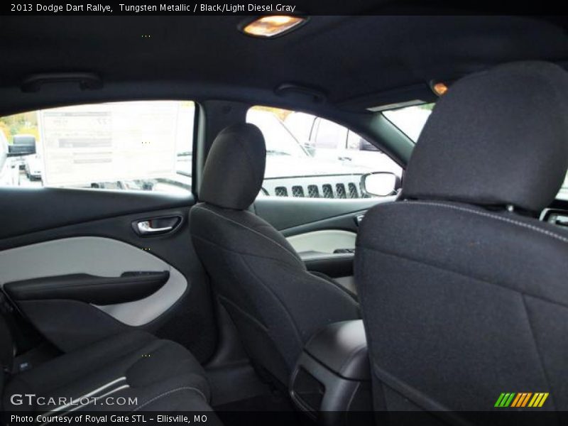 Tungsten Metallic / Black/Light Diesel Gray 2013 Dodge Dart Rallye