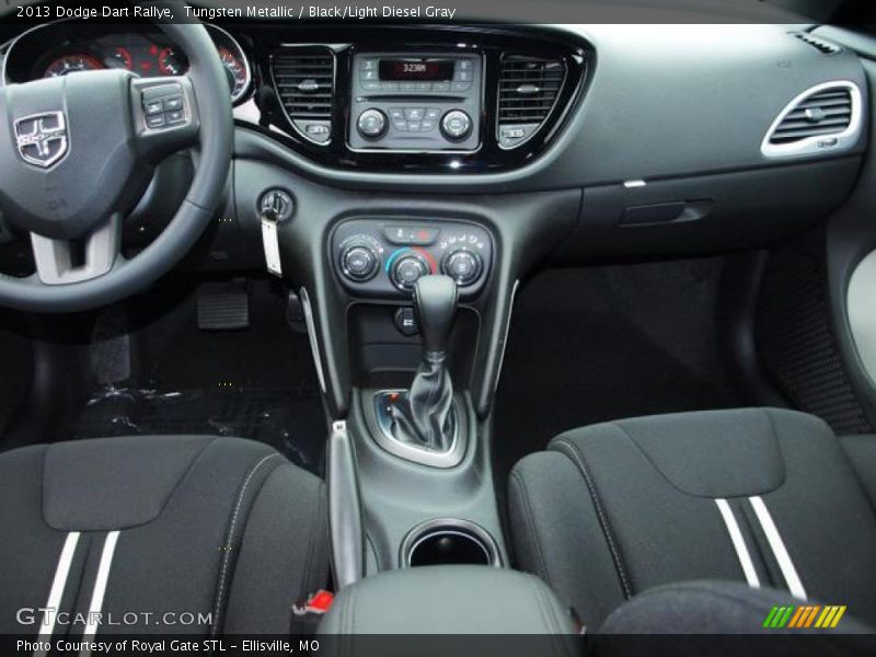 Tungsten Metallic / Black/Light Diesel Gray 2013 Dodge Dart Rallye