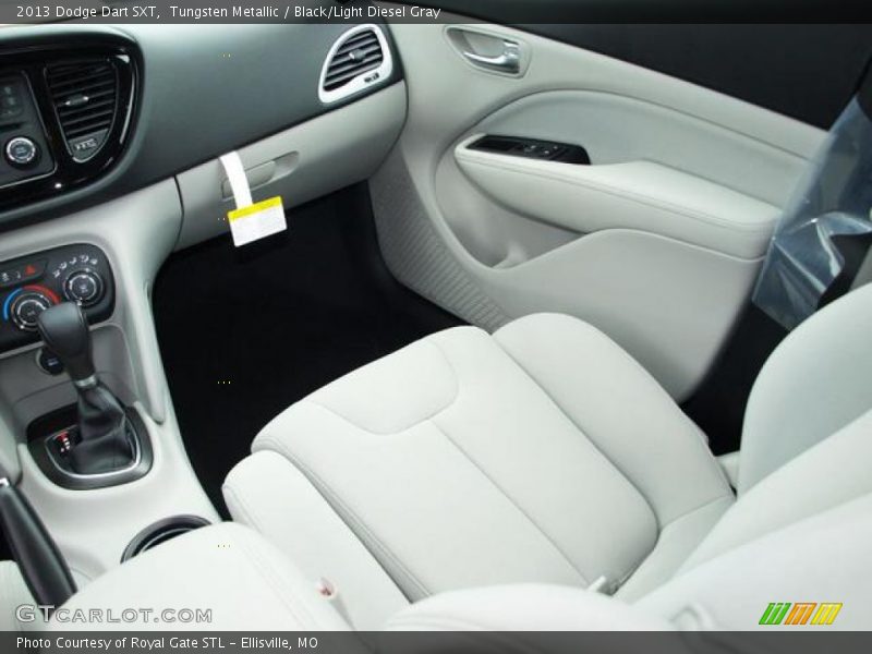 Tungsten Metallic / Black/Light Diesel Gray 2013 Dodge Dart SXT