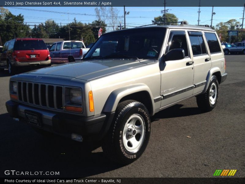 Silverstone Metallic / Agate 2001 Jeep Cherokee Sport 4x4