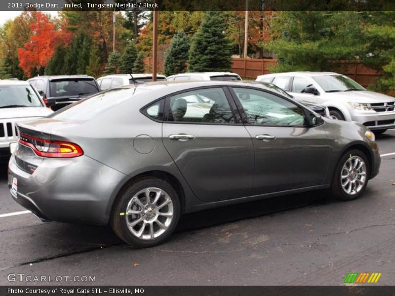 Tungsten Metallic / Black 2013 Dodge Dart Limited