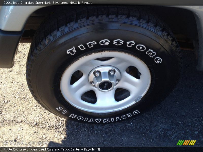 Silverstone Metallic / Agate 2001 Jeep Cherokee Sport 4x4