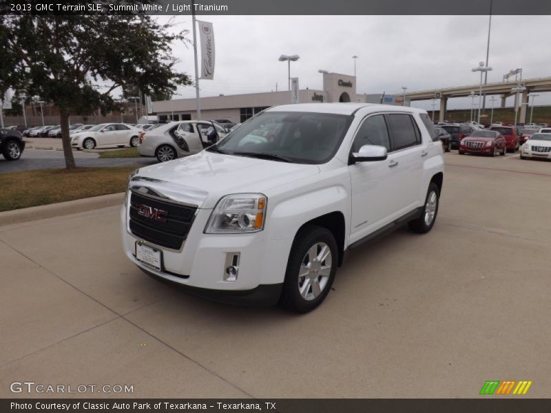 Summit White / Light Titanium 2013 GMC Terrain SLE