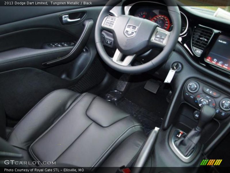 Tungsten Metallic / Black 2013 Dodge Dart Limited