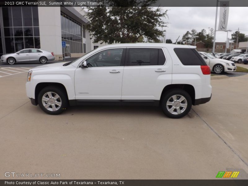 Summit White / Light Titanium 2013 GMC Terrain SLE